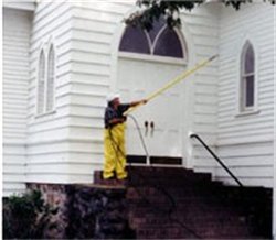 cleaning church